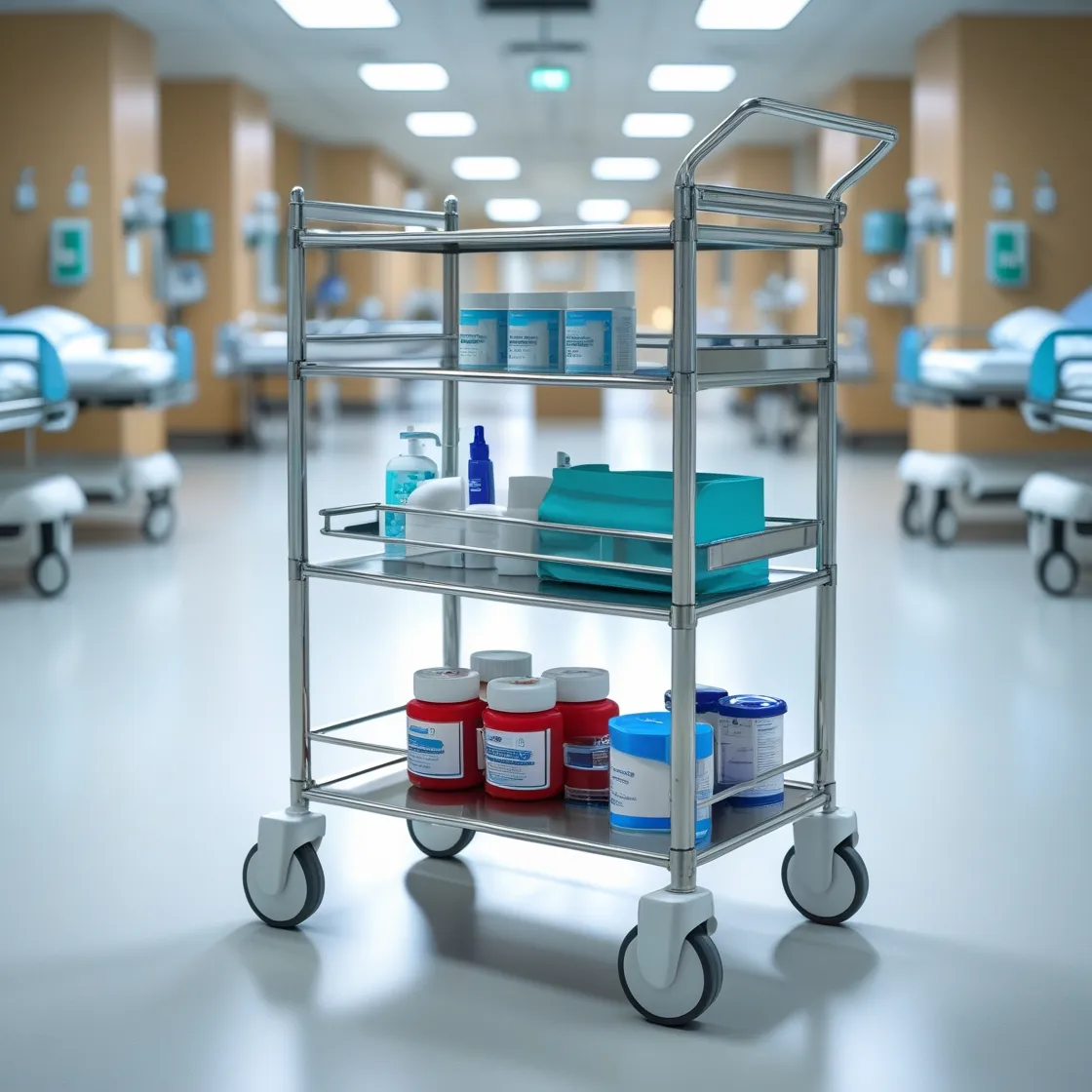 Hospital Medical Trolley
