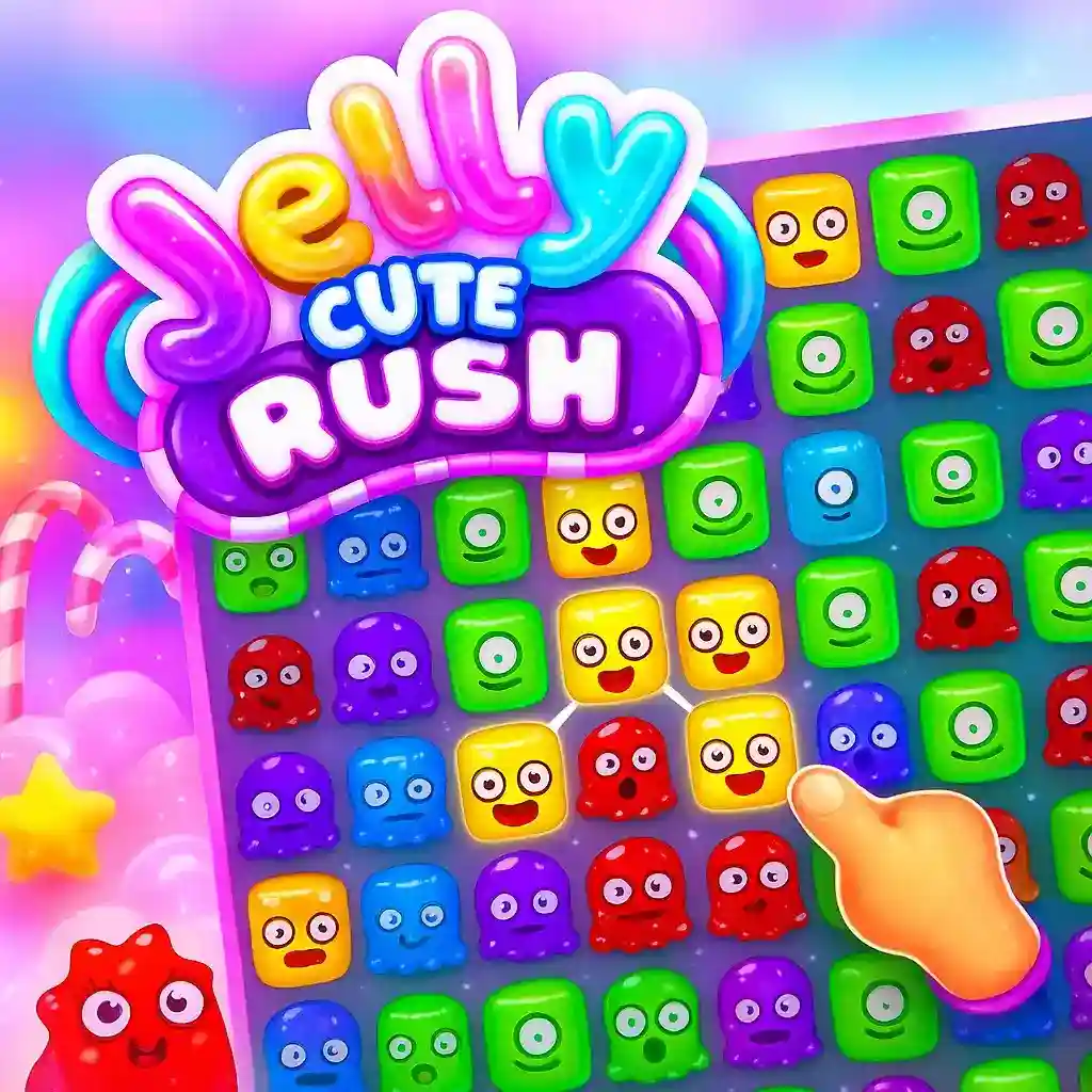 Jelly Cute Rush: A Fun Jelly Game
