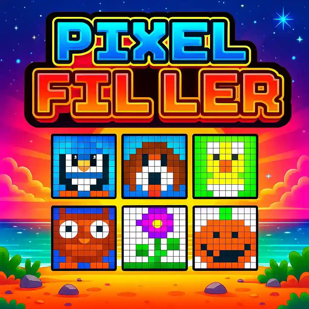 Pixel Filler: Color, Fill and Solve