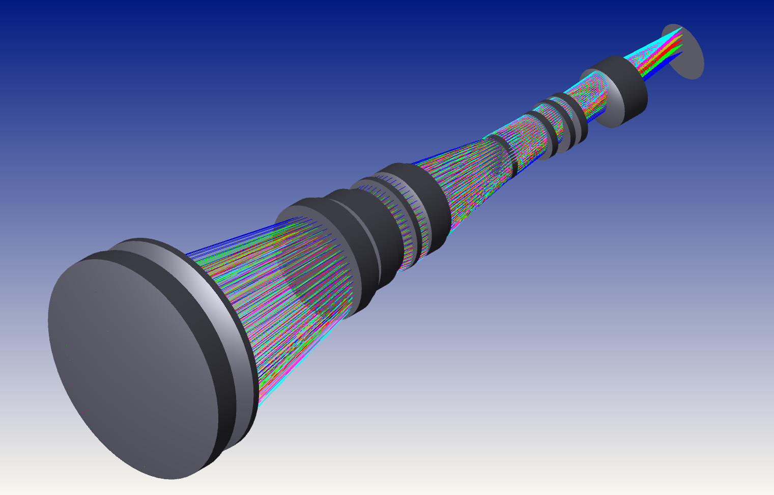 20-120mm可见光变焦镜头设计