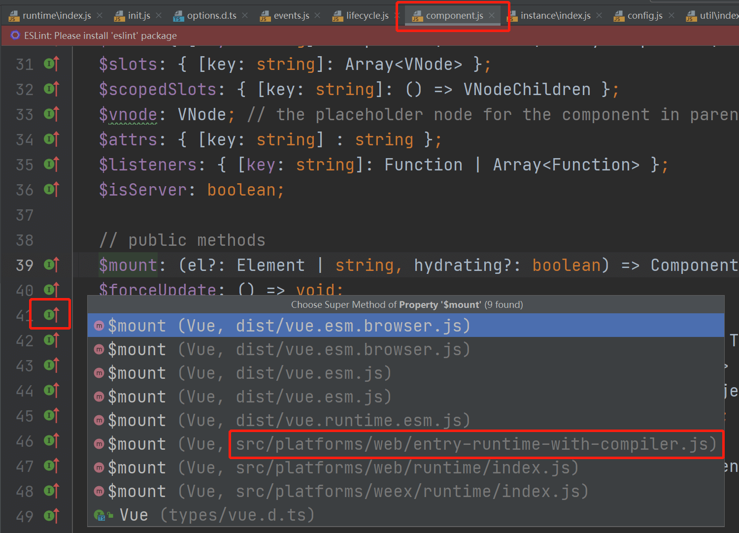 vue-mount