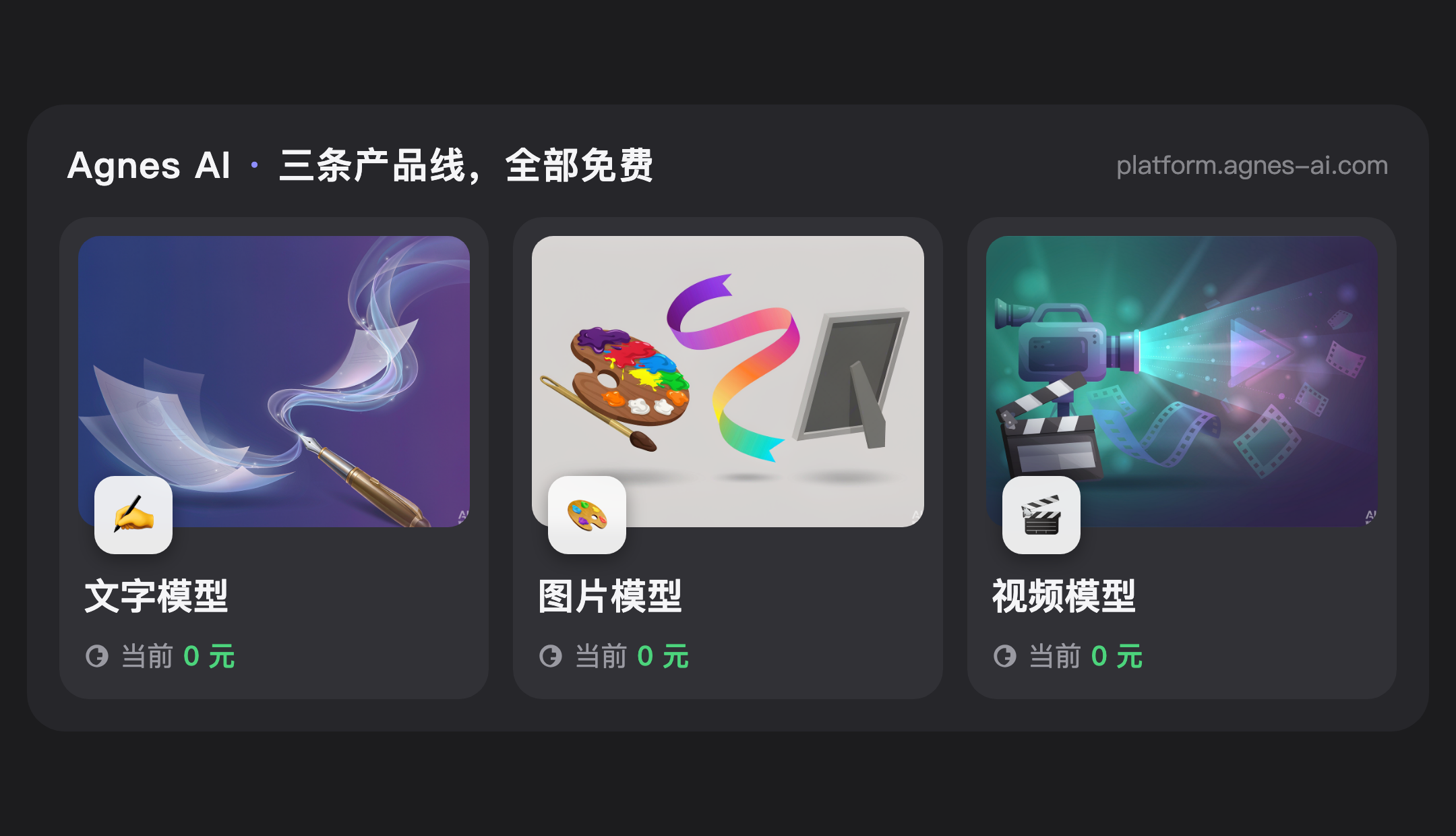 文字图片视频全免费:新加坡黑马 Agnes AI,一个 Key 全搞定