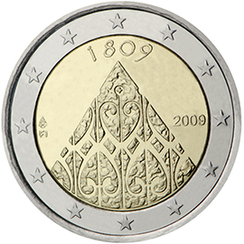 Finland 2 euro (2009) - 200th anniversary of Finnish autonomy and Porvoo Diet