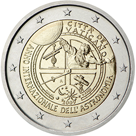 Vatican City 2 euro (2009) - International Year of Astronomy