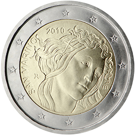 San Marino 2 euro (2010) - 500th anniversary of the death of Sandro Botticelli