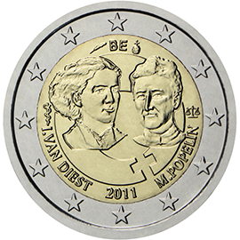 Belgium 2 euro (2011) - 100th anniversary of International Women’s Day