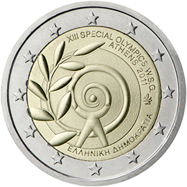 Greece 2 euro (2011) - The Special Olympics World Summer Games — Athens 2011