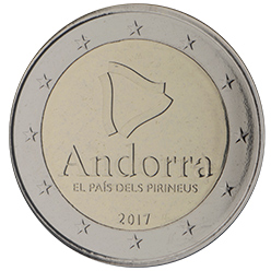 Andorra 2 euro (2017) - Andorra – The Pyrenean country