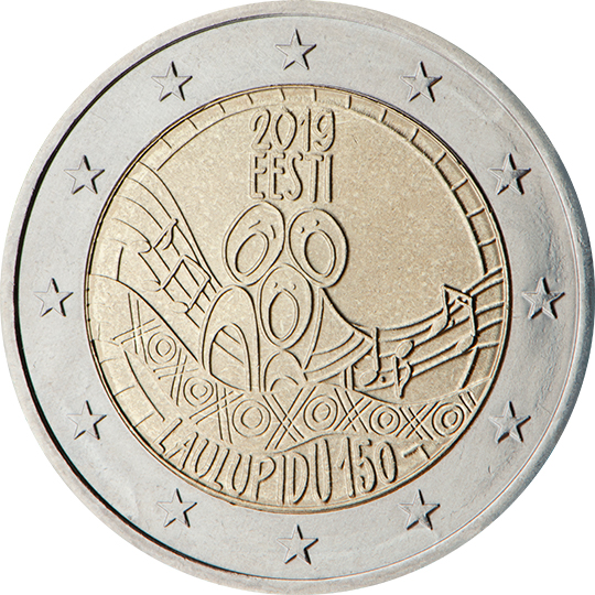 Estonia 2 euro (2019) - Song Festival’s 150-year anniversary