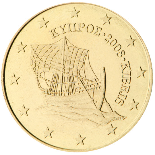 Cyprus 50 euro cent (2008) - Ship from Kyrenia