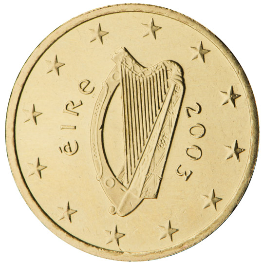 Ireland 10 euro cent (2002) - Celtic Harp