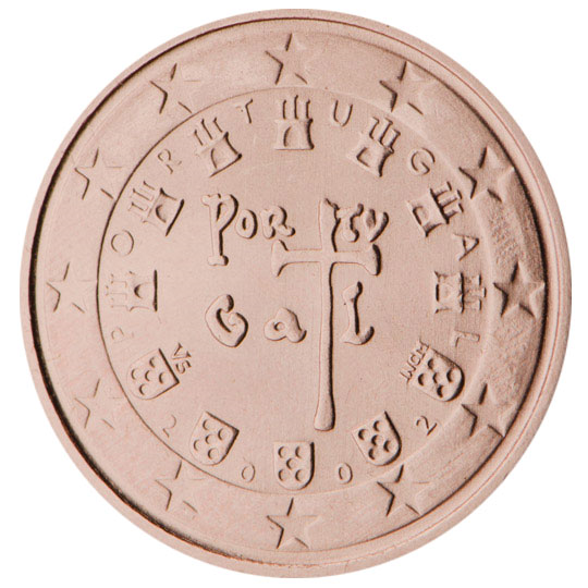 Portugal 2 euro cent (2002) - Royal seal of 1134