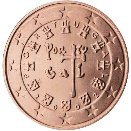 Portugal 5 euro cent (2002) - Royal seal of 1134