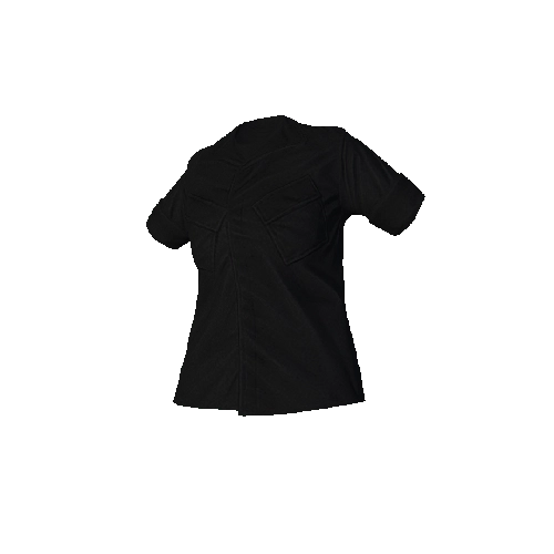 Black Rolled Shirt