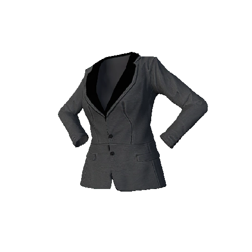 Gray Fitted Tux