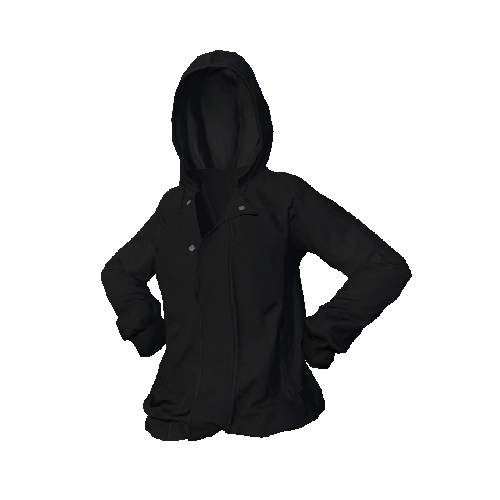 Black Hooded Jacket