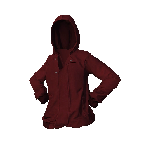Red Hooded Jacket