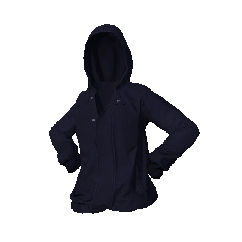 Navy Hooded Jacket