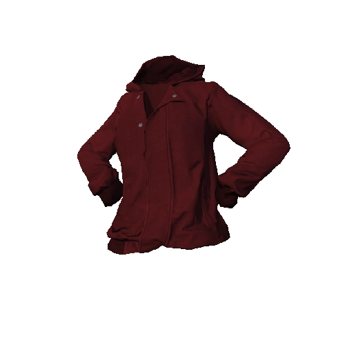 Red Hooded Jacket