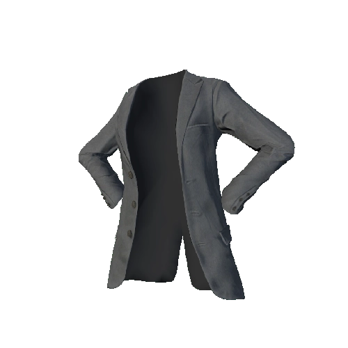 Gray Scruffy Jacket