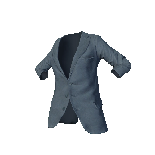 Blue Rolled Jacket