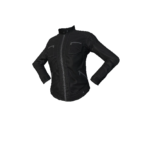 Black Biker Jacket