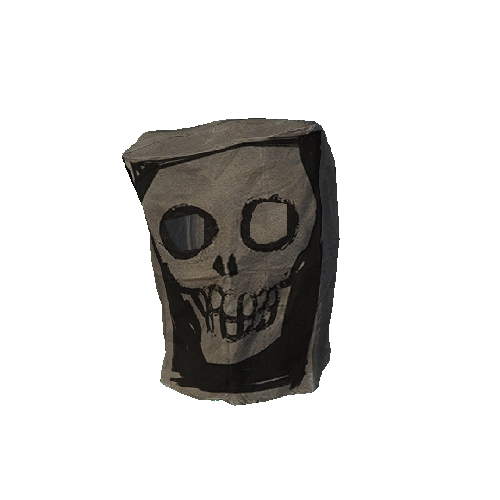 Skull Paper Bag