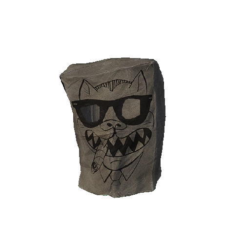 Fat Cat Paper Bag