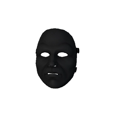 Black Plastic Face