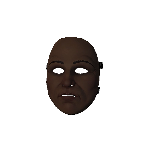 Brown Plastic Face