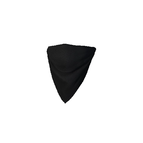 Black Face Bandana