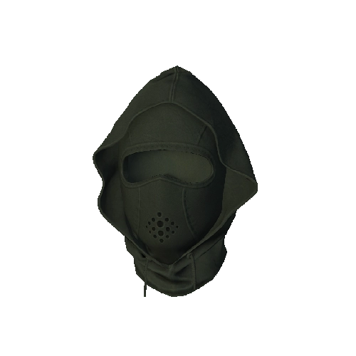 Green Hooded Ski