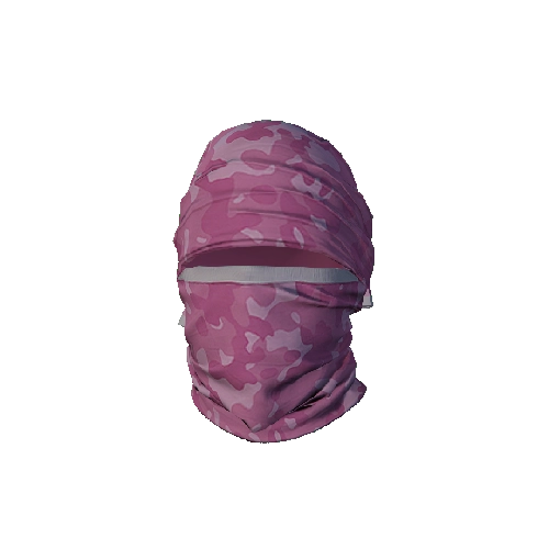Pink Camo T-Shirt Mask