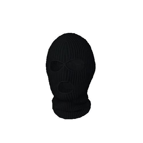 Black Knit Balaclava