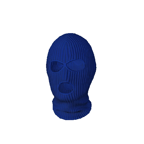 Blue Knit Balaclava
