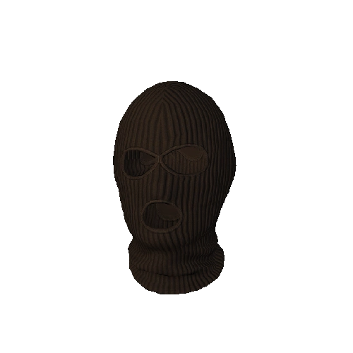 Brown Knit Balaclava
