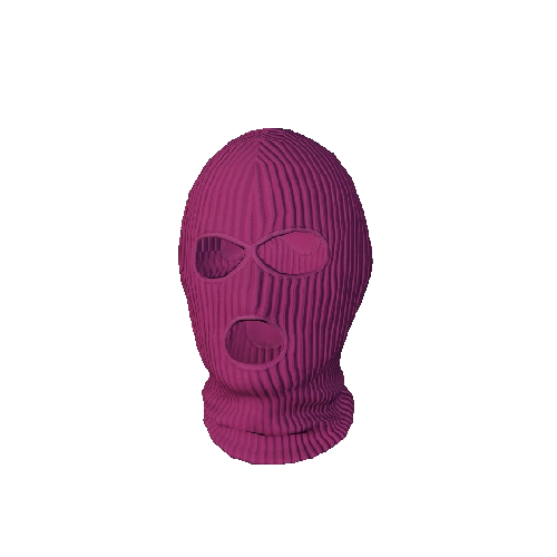 Pink Knit Balaclava