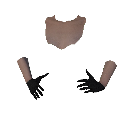 Black Leather Gloves