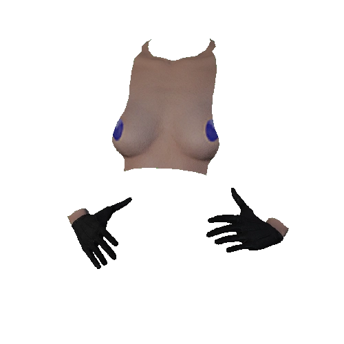 Black Leather Gloves