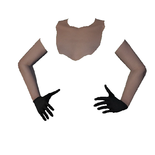 Black Woolen Gloves