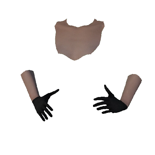 Black Woolen Gloves