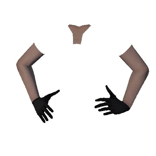 Black Woolen Gloves