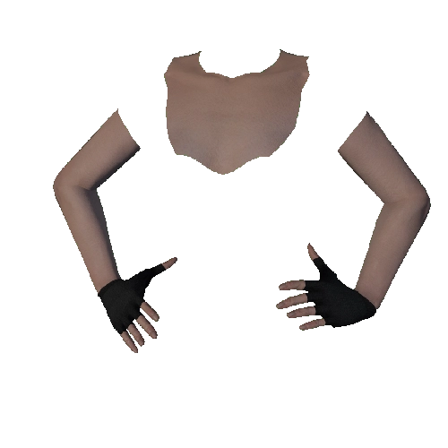 Black Fingerless Gloves