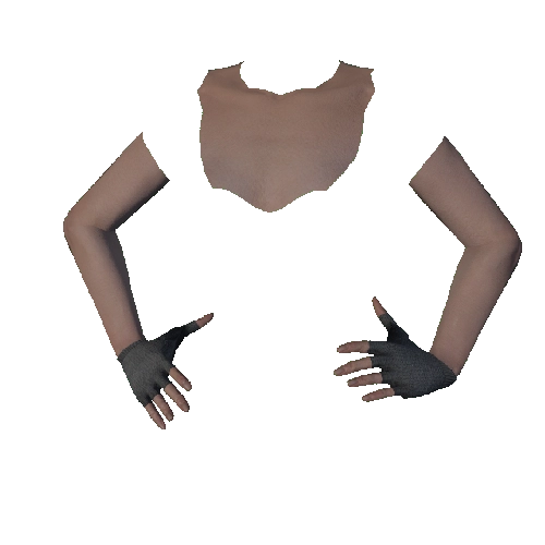 Gray Fingerless Gloves