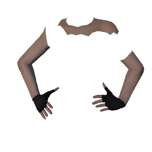 Black Fingerless Gloves