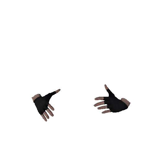 Black Fingerless Gloves