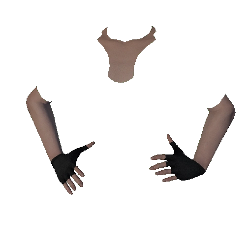 Black Fingerless Gloves