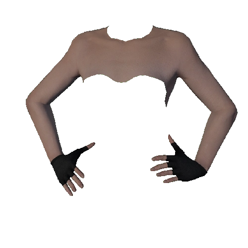 Black Fingerless Gloves