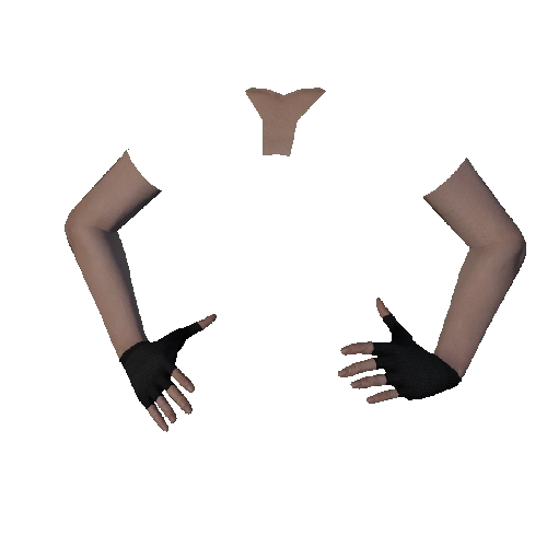 Black Fingerless Gloves