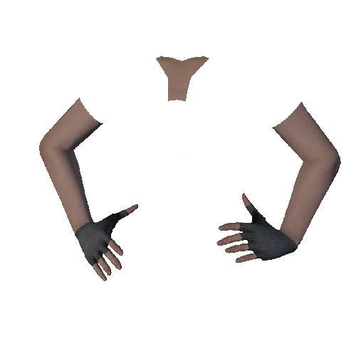 Gray Fingerless Gloves